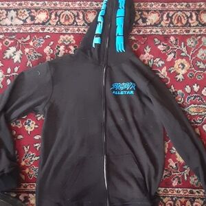 Black and Blue Hoodie